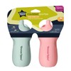 Tommee Tippee Insulated 9oz Sporty Spout Toddler Water Bottle, No