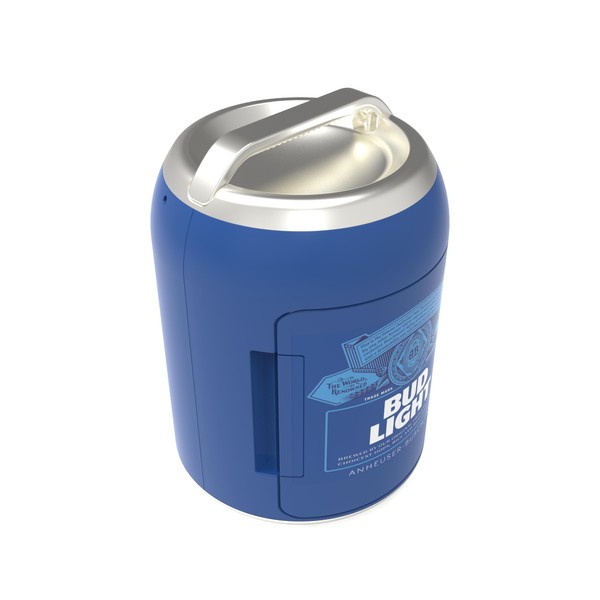 CURTIS MIS605BLT Bud Light Branded Shaped 6 can Mini Personal