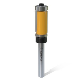 XDENGP Top and Bottom Bearing Flush Trim Router Bit 1/4 Inch Shank, 1/2 Inch Cutting Diameter, 3/4 Inch Cutting Length