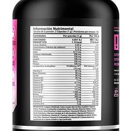 B Life Company Multivitamínico para Mujer Mayor de 40 años con 90 Cápsulas. Ingredientes naturales: Colágeno, Inositol, Maca, Probioticos. Womens Mult