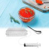 ieron Kaviar-Maker-Set, kugelförmiger Kaviar-Spender, Sphärifikations-Tropfer, Rogensaucen-Spender, Sieb-Werkzeuge mit Löffel und