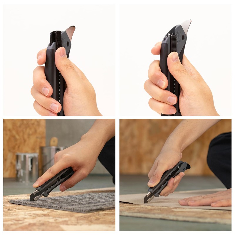 OLFA 193B-GRY Hyper AL Type, Gray, Auto-Lock Type, Special Black