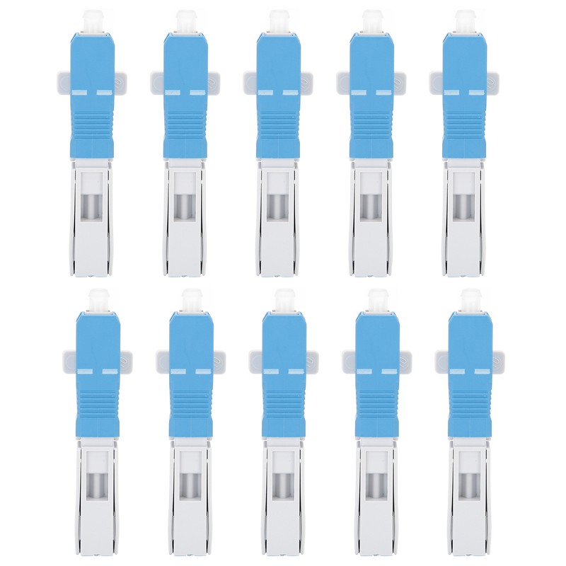 10Pcs Fiber Optic Quick Connector Embedded Type SC/UPC Cold Optical