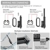 Justech 12V Heavy-Duty Linear Actuator 660lbs/3000N-4inch/100mm Silent IP65 Electric Actuator