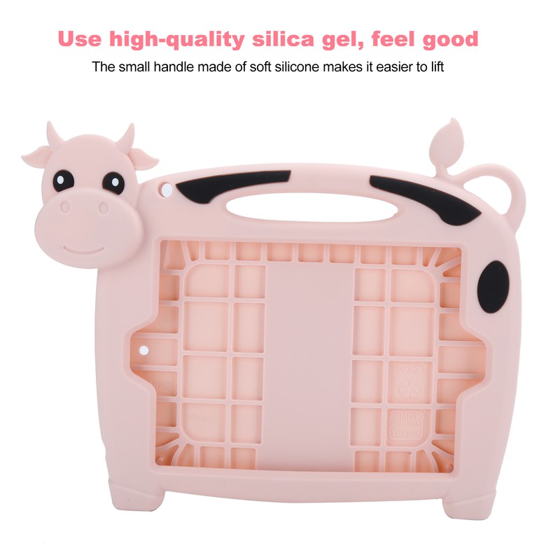 7.9 Inch Tablet Protective Cover Cute Cow Kids Silicone for