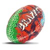 Rhino Graffiti Rugby Ball (Red Blue, 5)