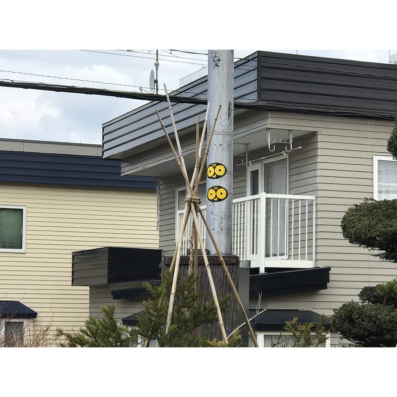 Crow Protection Goods "SARABA Crow-kun" Sticker Pack of 2