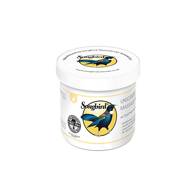 Songbird Unscented Massage Wax (550g)