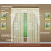 Today's Curtain Hopewell Premium Lace Panel 84", Cream, 58W x