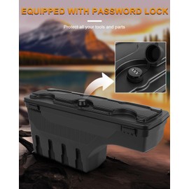 ROADFAR Left Driver Side Truck Bed Storage Box | Replacement For Ford For F-150 1997-2014 Password Truck Bed Tool Box