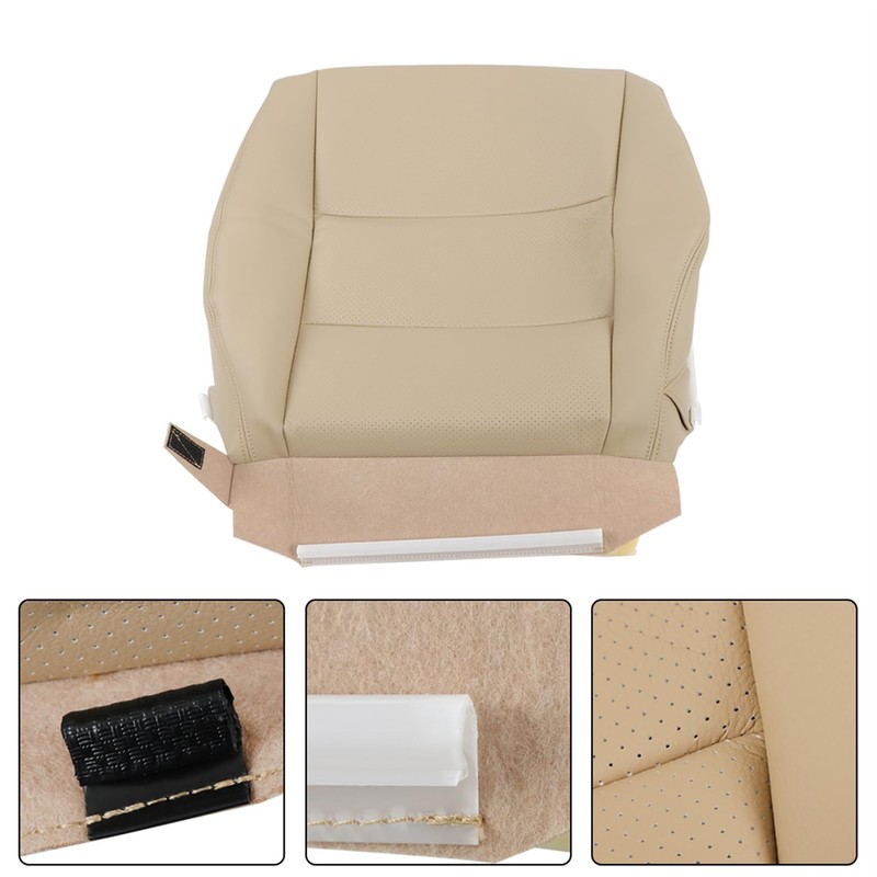 WFLNHB Perforated Artificial Leather Front Driver Side Bottom Seat Cover