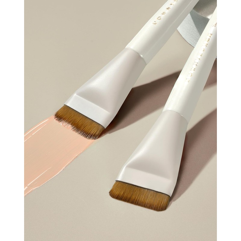 ROWNYEON YM266 Foundation Brush, Flat Type, Ultra Fine, Perfect for