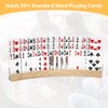 3-Tier Wooden Playing Card Holder, Soft Base, Hands-Free Card Holder