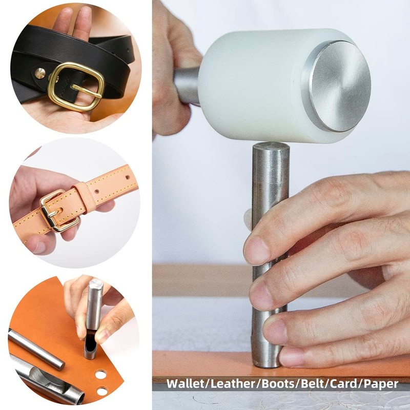 WUTA 15 Size Hole Punch Round Leather Punch Punch Hole
