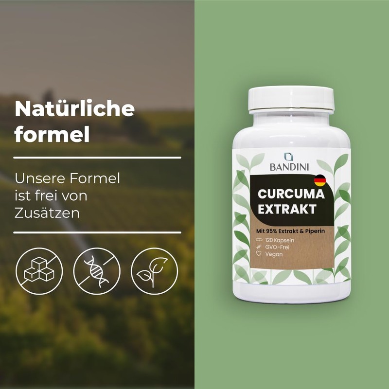Bandini® Turmeric Extract 700 mg Turmeric per Capsule Made from