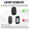 TOOMUME Car Key Cover TPU, Car Key Case Fit for