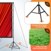 AAJK120-inch Portable Projector Screen with Stand – Elevate Your Outdoor