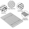 Baking Sheet with Rack Set [2 Pans + 2 Racks],