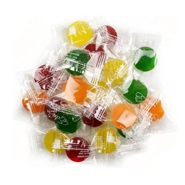 Nuts to You Healthy Sweets Eda's Sugar Free Mixed Fruit Hard Candy 1lb | Assorted Fruit Flavors Individually Wrapped OU Parve Uses Sorbitol Low Sodium (Mixed Fruit, 1 Pound)