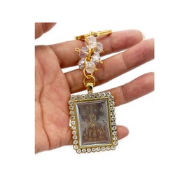 RBN 12 PCS Quinceanera Gold Keychain Recuerdos de Sweet 15 Princess Party Favor Sweet 16