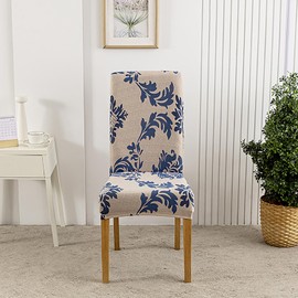 HZDHCLH Chair Covers for Dining Room Set of 4,Stretch Spandex Parsons Chair Slipcovers 4 Pack,Removable Washable Chair Protector for Kitchen,Diner,Party,Wedding