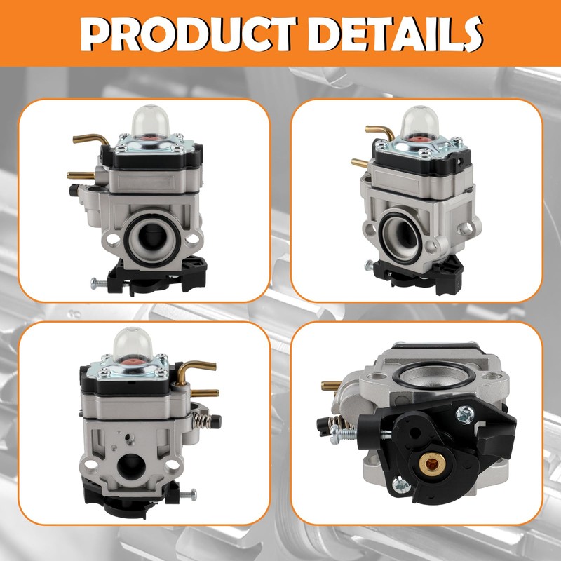 Topkidame 308054121 Carburetor Fits for Ryobi RY25AXB 25cc Gas Jet