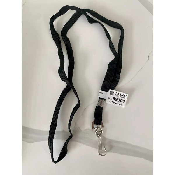 C-Line Flat Swivel Hook Neck Landyards Set of 25