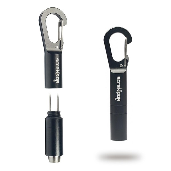 Screwpop Telescoping Cigar Punch 4.0 Ultra-Sharp with Twin Prong Nubber