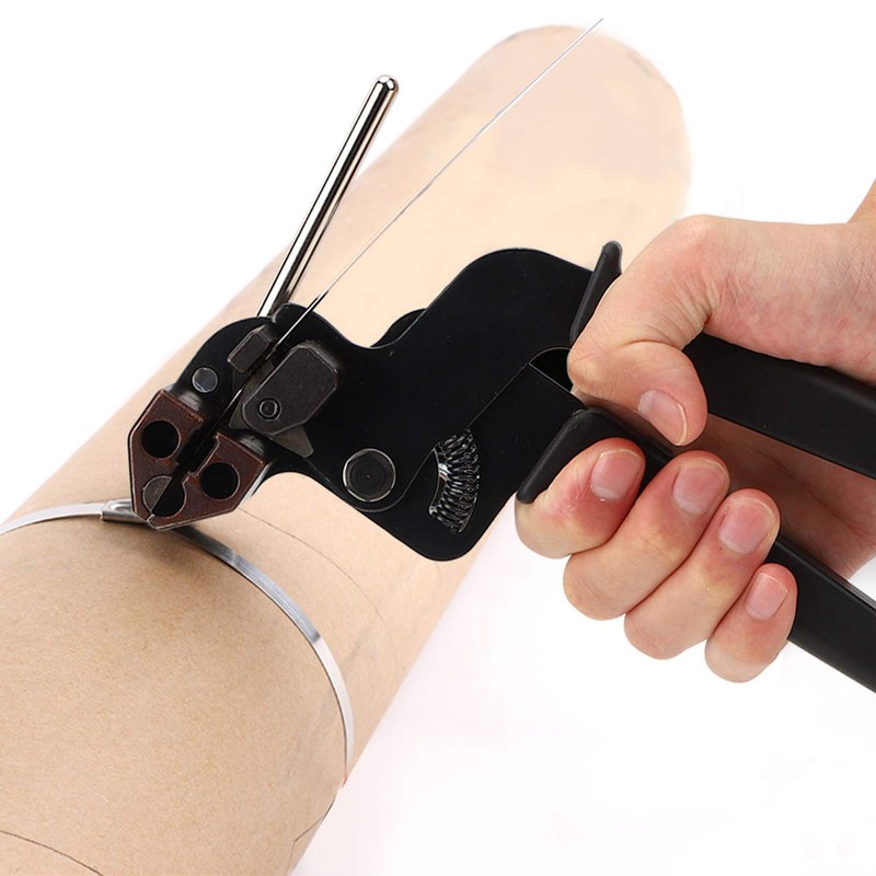 Stainless Steel Cable Tie Gun, Automatic Metal Zip Ties Tool