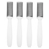 Healvian 4pcs Stainless Steel Foot File Callus Remover Tools for Smooth Feet Exfoliating Pedicure Files Comfortable Grip Skin-friendly Design for Home Use