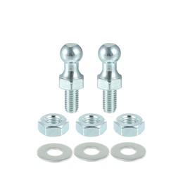 X AUTOHAUX 13mm Car Strut Ball 5/16-18 Thread 5/8" Metal Set of 2