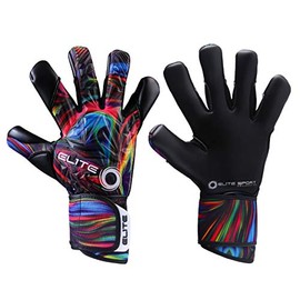 Elite Sport 2020 Rainbow Goalkeeper Gloves - Rainbow-Black 8