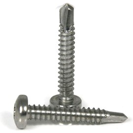 #12-14 Pan Head Torx Self Tapping Screws 410 Stainless Steel Self Drilling TEK Point #12-14 x 3/4" Qty 25
