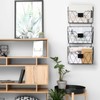 YBING Wall File Organizer for Office Hanging Wall File Holder