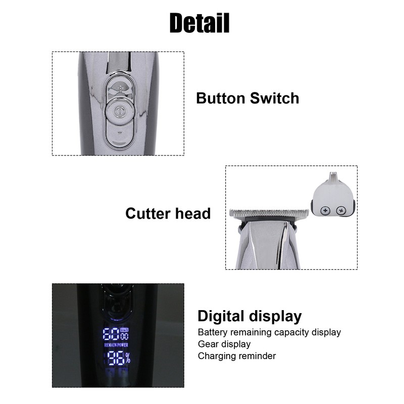 2 in 1 USB Charging Men Electric Hair Clipper Trimmer