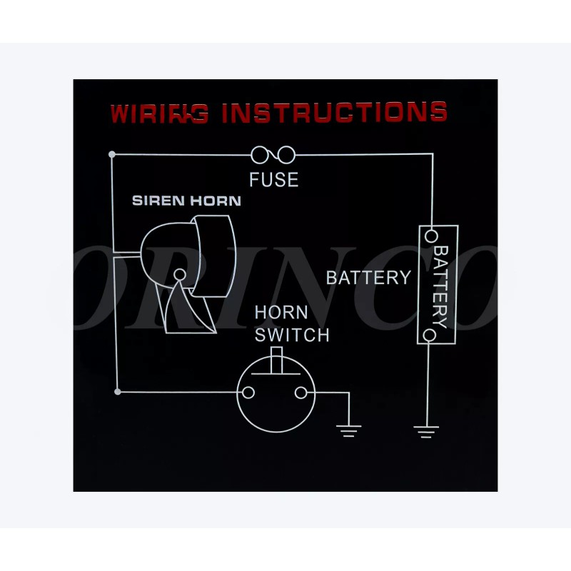 ORINCO NEW ELECTRIC MOTOR DRIVEN SIREN FOR MOTORCYCLES/BO