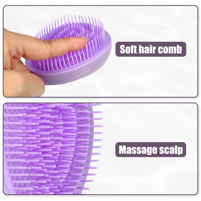 VOCOSTE ヘアーブラシ ヘアぶらし ミニ 携帯用ブラシ 人気 女性 キッズ 可愛い エッグヘアブラシ