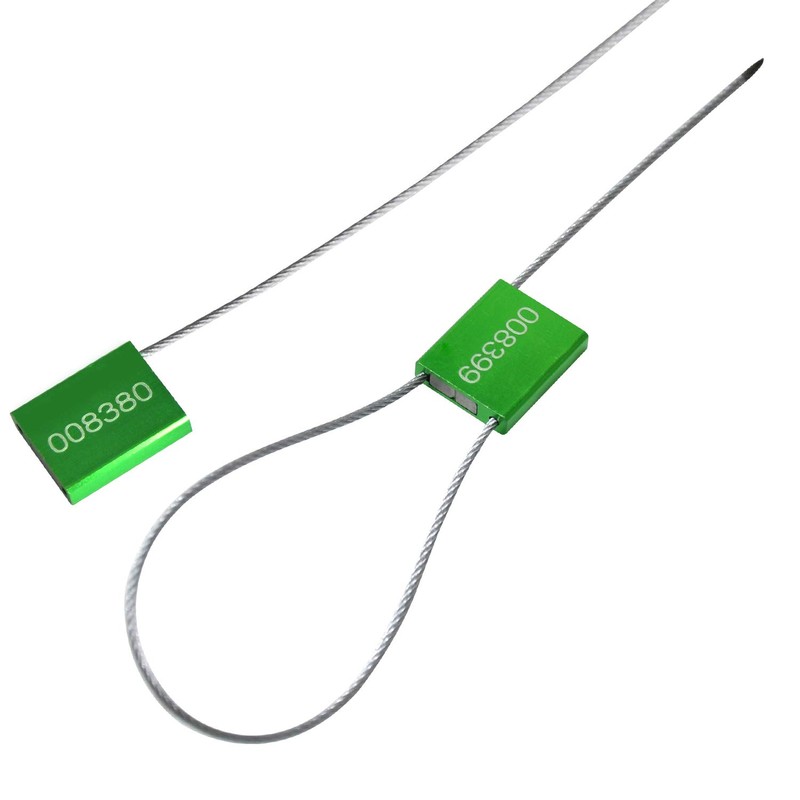 Pull Tight Security Cable Seals Alumium Alloy Shipping Container Tags