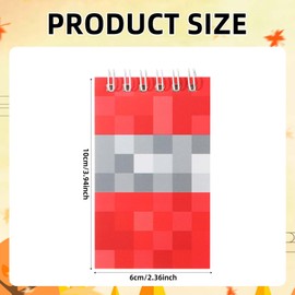 SAVITA 30pcs Colorful Mini Notepads, 3.94x2.36 Inch Mini Coil Notebooks for Kids Teachers’ Classroom Prizes Game Themed Party Favor Birthday Gift Bag Fillers (6 Colors)