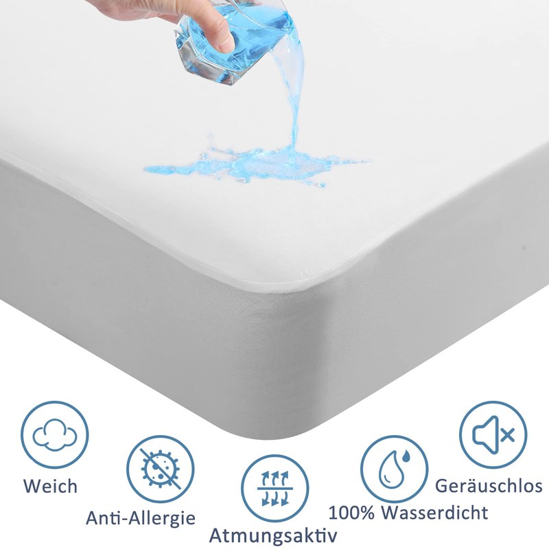Beedsooth Baby Waterproof Mattress Protector, 60 x 120 cm, Breathable