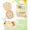 Samcos Baby Teeth Case, Wooden Baby Teeth Case, Japanese Version,