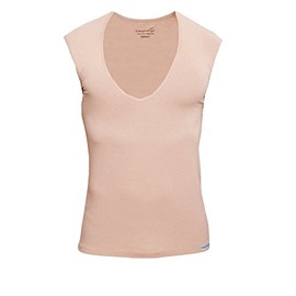 Schaufenberger Deepneck Sleeveless Vest Skin Colour, skin-coloured, XS