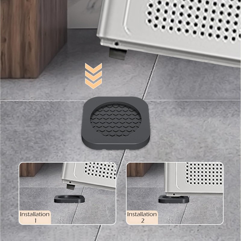Shock Absorbing Mat-Square, Anti Vibration Pads for Washing Machine, Anti