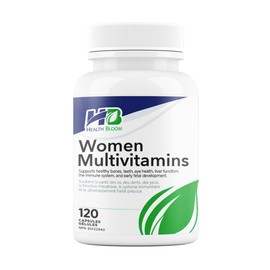Women Multivitamins Capsules | 120 Capsules | Health Bloom |Vitamins and Minerals Capsules |