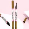 Waterproof Microblading Eyebrow Pen, Dual-End Design with 2-Prong Micro-Fork Tip