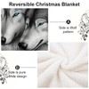 Wolf Blanket Winter Wolf Bed Blanket Fluffy Fleece Bed Throws