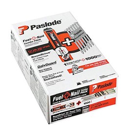 Paslode 2199982 16 Gauge Ring Shank Straight Strip Fuel & Nail Kit44; 2.38 in. x 0.11 in. Dia. - Pack of 10001,000