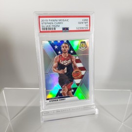 PSA Acrylic Display Stand for PSA Graded Card 5 Pack (PSA Clear with Frosted Edge)