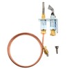 DRELD Q314A4586 Pilot Burner with Thermocouple Compatible with Honeywell Pilot,