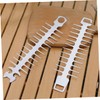 Outanaya 2pcs Portable Stainless Steel BBQ Skewers for Outdoor Grilling
